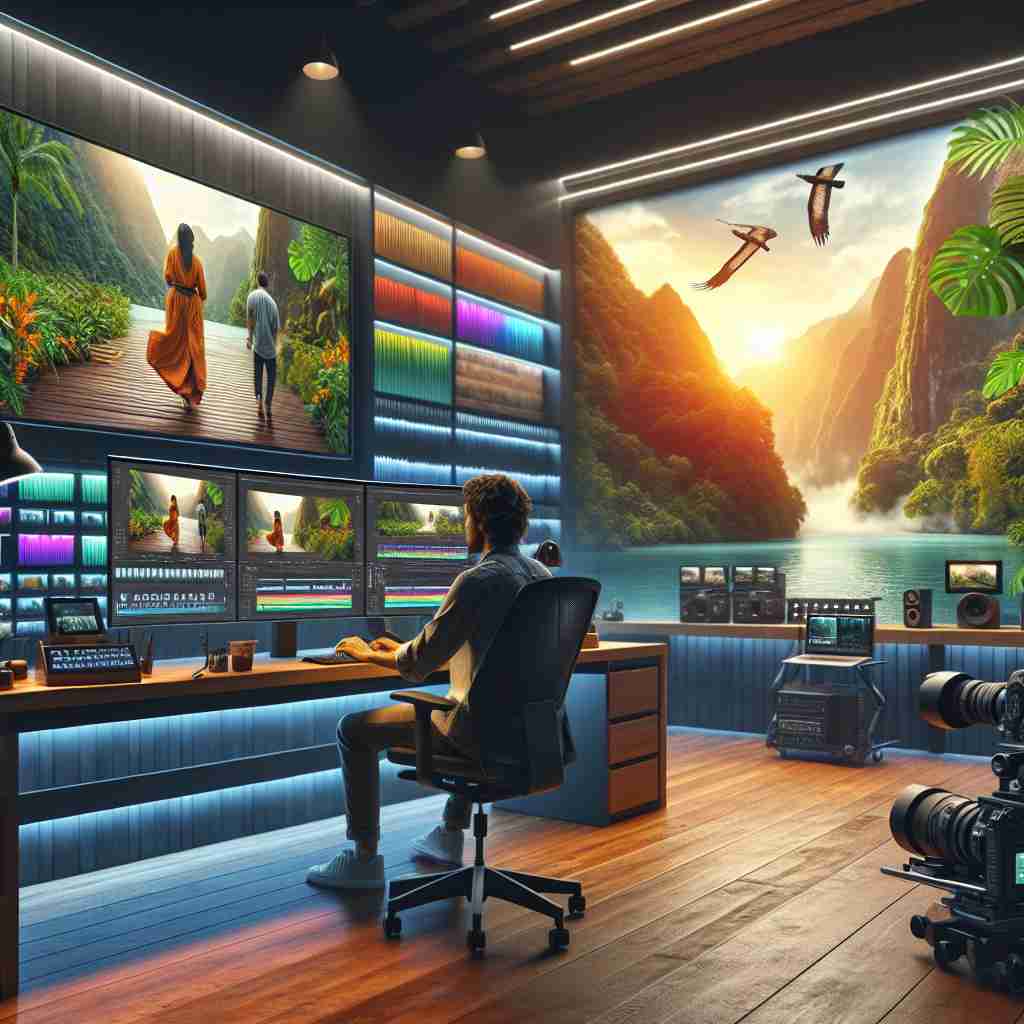 An image illustrating Transições Criativas para Edição de Vídeo