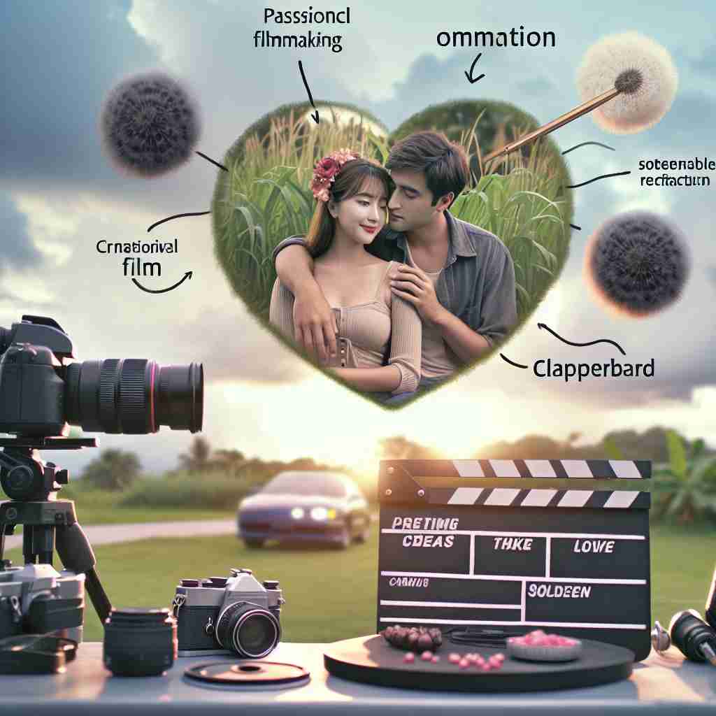 An image illustrating Ideias Criativas para Curtas-Metragens de Romance