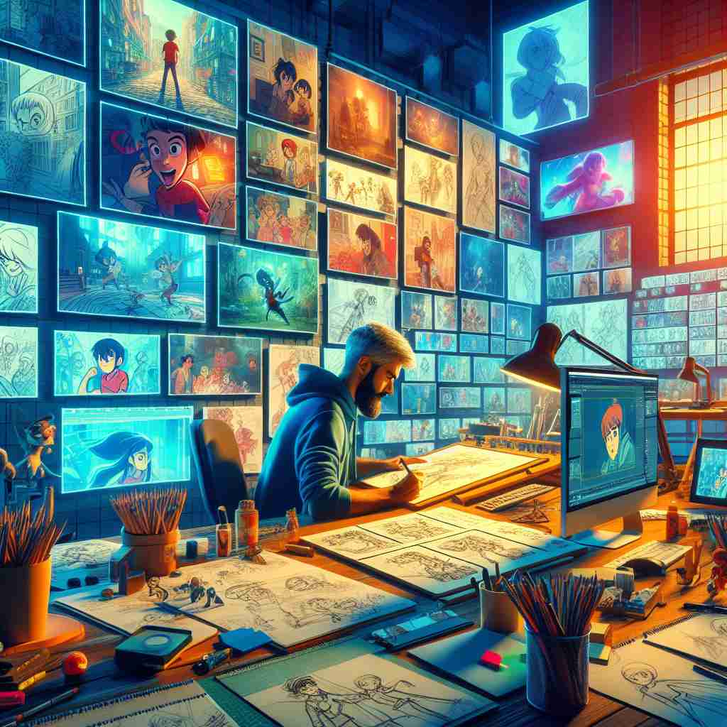 An image illustrating Curta-Metragem de Animação 2D Passo a Passo